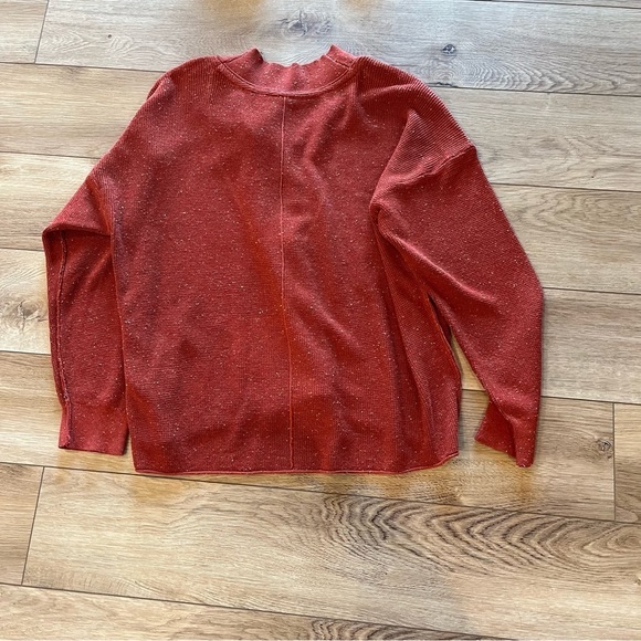 NWT Anthropologie Medium Daily Practice Lounge Set Red Wine Confetti 2 piece - Picture 3 of 6